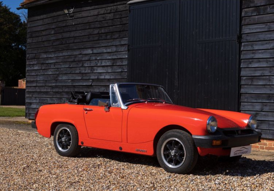 MG Midget Red Classic Car